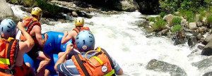 Rafting Rock And Mountain
