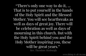 Manifest Your Monday: Father Hesburgh Edition