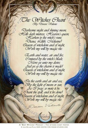 The witches chant