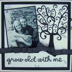 and Grow Old With Me where I used a Quick Quotes canvas kit and ...