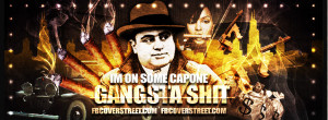 Al Capone Gangster Shit Facebook Cover