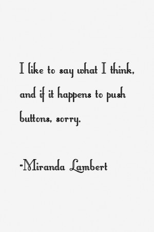 Miranda Lambert Quotes & Sayings