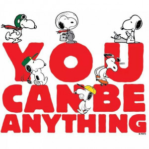 Inspiration from Snoopy.