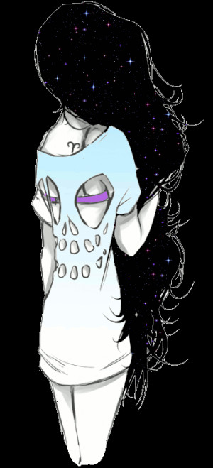 gif pretty drawing art hair girl quote fashion quotes follow back ...