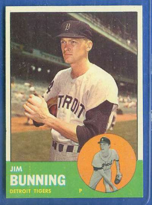 Jim Bunning Topps Baseball Cards