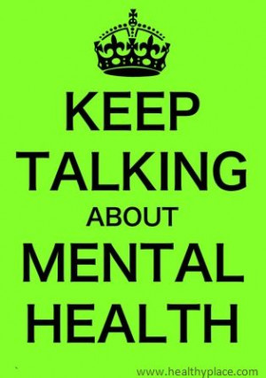 Keep Talking about Mental Health