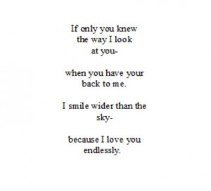 think he knows the look...cause I catch him looking at me like that ...