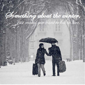 Winter Love Quotes