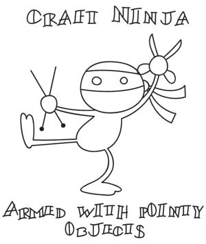 found in crafty general arts crafts craft ninja uth1074 knitting ...