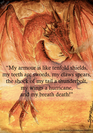 Smaug The Dragon To Bilbo Hobbit Inside Information picture