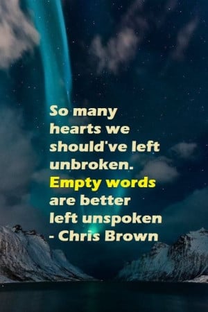 Empty words 
