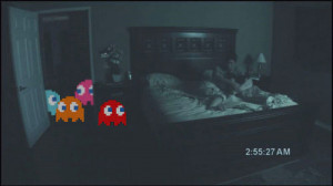 Funny photos funny Paranormal Activity Pacman ghosts
