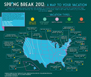 Spring Break 2013: Map Your Vacation