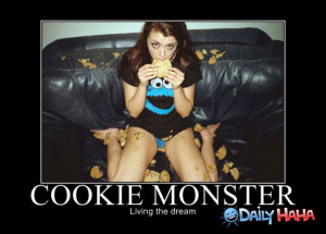 the sexiest cookie monster inspired cookie monster