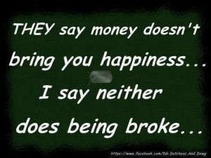 Money doesn’t buy you happiness – my counter-argument