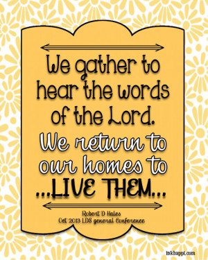 Spiritual strength... #generalconferencequotes