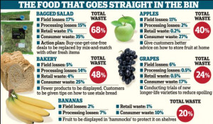 Tesco found that 68 per cent of its bagged salads, 48 per cent of its ...
