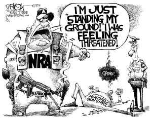 NRA Stands Its Ground © John Darkow,Columbia Daily Tribune, Missouri ...