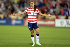 Alex Morgan will sit out of this camp due to an ankle injury..(Getty ...