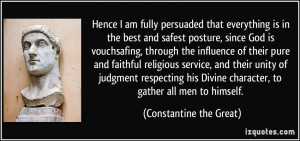 More Constantine the Great Quotes