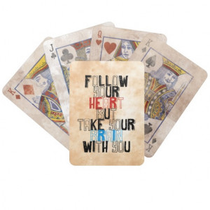 Quotes Template Bicycle Poker Cards