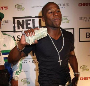 ... how illiterate Mayweather really is. Its not like 50 Cents is broke