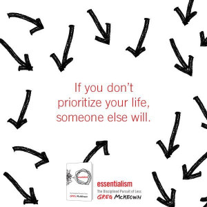 Quote about Essentialism from Greg McKeown