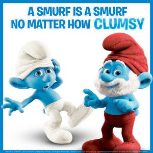 Meet Clumsy & Papa Smurf! The Smurfs 2 in cinemas 2 August.