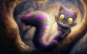 Wallpapers The Cheshire Cat Alice In Wonderland Fantasy Grin Kitty ...
