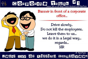 HR Special- drive slowly don’t kill employees