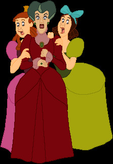 Disney's Cinderella's Stepmother & Step Sisters Anastasia & Drizella ...