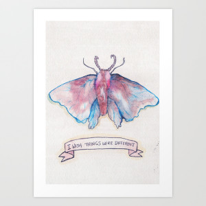 Wish things were different.