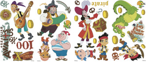 ... the Never Land Pirates Jake and the Neverland Pirates Wall Stickers