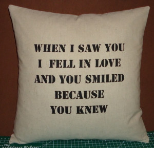 Love quote Linen Cushion Cover £11.99