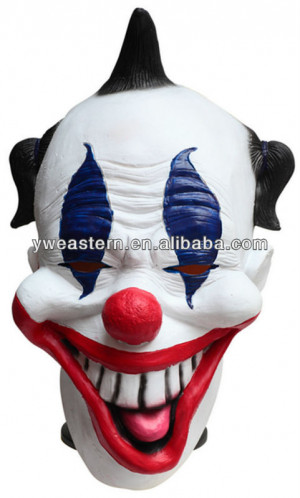pennywise horror latex mask evil clown halloween