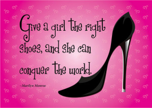 Print of quote by Marilyn Monroe, 