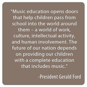 Music education opens doors