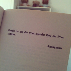 ... go to hell for committing suicide. Don't judge what you can't feel