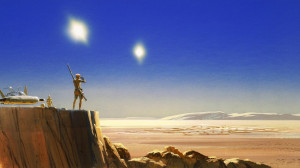 Star Wars production art by Ralph McQuarrie