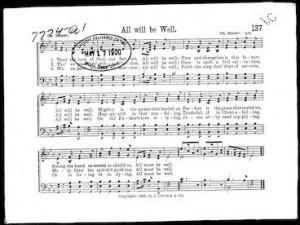 All Is Well Sheet Music