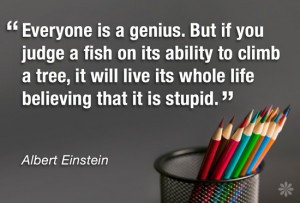 Einstein Quote On Comparison & Judging