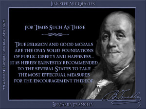 LinksterArt Quotes: Benjamin Franklin