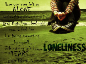 The Best Of Quotes About Loneliness: I Never Feel Alone Because Alone ...