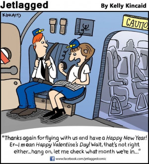 Flight attendant humor