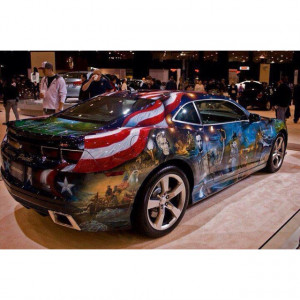 Car Wrap Patriotic