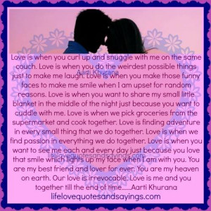 Love Is Me And You Together..
