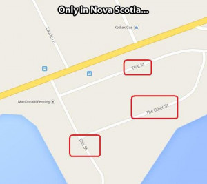 Nova Scotia creativity...