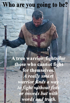 Knight Warrior Fighting for Social Justice Inspirational Lunch Note ...