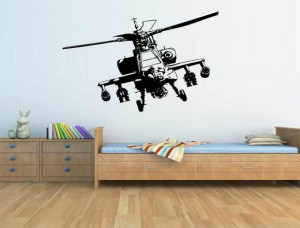 Army Helicopter Wall Stickers