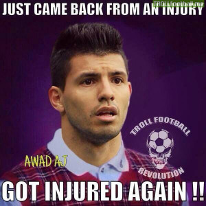 Badluck Sergio Agüero
